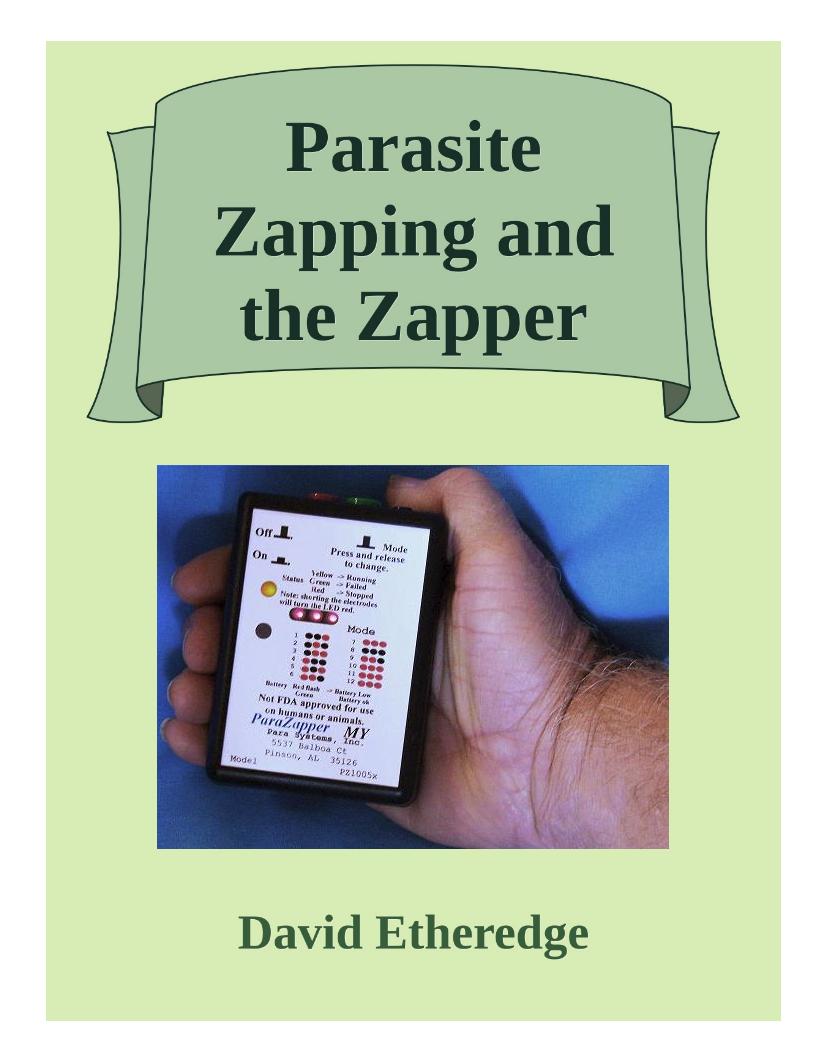 ParaZapper instruction manual.
